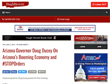 Tablet Screenshot of hughhewitt.com